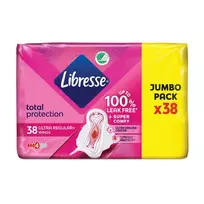 Higieniniai paketai LIBRESSE INVISIBLE NORMAL, 38 vnt.