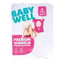Sauskelnės BABYWELL MAXI 4 dydis, 42 vnt.