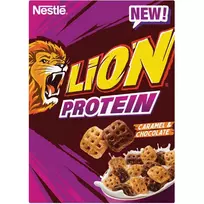 Pusryčių dribsniai NESTLE LION PROTEIN, 340 g