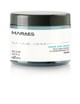 MARAES RENEW CARE Kaukė pažeistų, silpnų ir blankių plaukų priežiūrai, 500ml ir 1L
