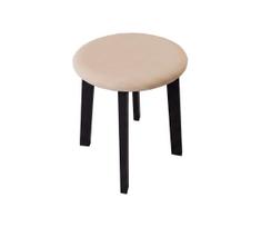 Taburetė KUBE, skersmuo 36 cm, juoda/smėlio spalvos