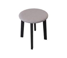 Taburetė KUBE Ø 36 cm juoda/pilka