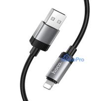 Cable USB A to Lightning Hoco 2,4A 1 m X117 black