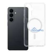 Case for Samsung S26 PLUS Forcell F-Protect Clear Hybrid Premium compatible with MagSafe transparent