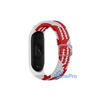 Beline Strap Mi Band 5 / 6 / 7 Textile Red-White