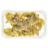 Atitirpintos baltakojės blyškiosios krevetės su laukinių žolelių marinatu TRAY, 300 g
