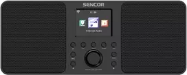 SENCOR SIR 6100WDB Internet Radio su DAB+, FM, Wi-Fi, Bluetooth, USB, 2x10W, Baltas