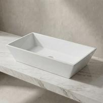 Akmens masės praustuvas Vispool Q1, 700x350x100mm, baltas