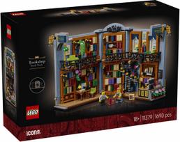 LEGO Icons Knygynas: knygų lentynos dekoras 11379