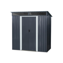 Sodo sandėliukas 4IQ, 195 cm x 121 cm x 196 cm, pilka sp.
