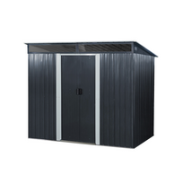 Sodo sandėliukas 4IQ, 238 cm x 174 cm x 196 cm, pilka sp.