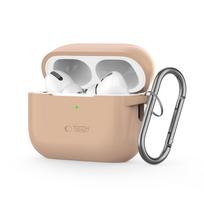 Dėklas Tech-Protect Silicone Hook Apple AirPods Pro 1/2, kavos spalvos