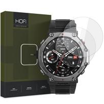 Hofi Glass Pro+ apsauginiai stiklai Amazfit T-Rex 3 laikrodžiui, 2 vnt., skaidrūs