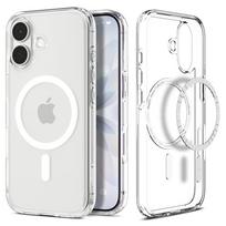 Dėklas Spigen Ultra Hybrid Mag MagSafe iPhone 17, skaidrus/baltas