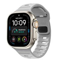 Dirželis Tech-Protect Silicone Line Apple Watch 8 / 9 / 10 / 11 / 12 / SE / Ultra (44 / 45 / 46 / 49 mm), pilkas