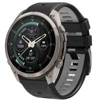 Dirželis Tech-Protect IconBand Pro Garmin Fenix 5X / 5X Plus / 6X / 6X Pro / 7X / 8 / 8 Pro / 9 / 9 Pro (51 mm), juodas/pilkas