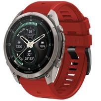 Dirželis Tech-Protect Silicone Garmin Fenix 5 / 6 / 6 Pro / 7 / 8 / 8 Pro / E / 9 / 9 Pro (47 mm), raudonas