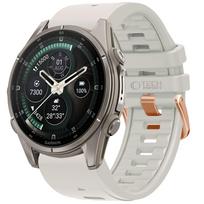 Dirželis Tech-Protect Silicone Garmin Fenix 5S / 5S Plus / 6S / 6S Pro / 7S / 8 / 9 / 9 Pro (43 mm), pilkas