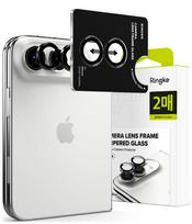 Kameros apsauginis stiklas Ringke Camera Frame iPhone Duo, 2 vnt., juodas