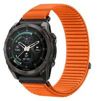 Dirželis Tech-Protect NylonLoop Garmin Fenix 5X / 5X Plus / 6X / 6X Pro / 7X / 8 / 8 Pro / 9 / 9 Pro (51 mm), oranžinis