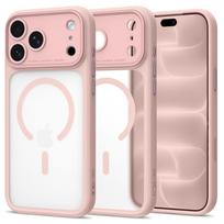 Dėklas Tech-Protect MagPeak MagSafe CC iPhone 17 Pro Max / 18 Pro Max, matinis rožinis