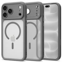 Dėklas Tech-Protect MagPeak MagSafe CC iPhone 17 Pro / 18 Pro, matinis titano
