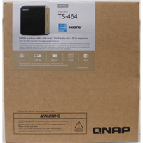 IŠPARDAVIMAS. QNAP | 4-Bay desktop NAS | TS-464-8G | Intel Celeron | N5095 4-core | Processor frequency 2.9 GHz | 8GB | DEMO (SCRATCHED) | TS-464-8GSO