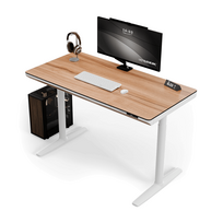 Ultradesk SHIFT  elektrinis reguliuojamo aukščio stalas,140 X 70 cm, šviesiai ruda
