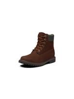 TIMBERLAND Suvarstomieji kulkšnis dengiantys batai tamsiai ruda / bazalto pilka