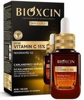 Bioxcin Skin Expert Ester Vitamin C 15% + Niacinamide 2% – skaistinamasis veido serumas su vitaminu C ir niacinamidu, 30 ml