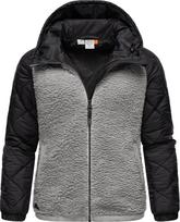 Ragwear Funkcinis flisinis džemperis 'Leeloo' pilka / juoda