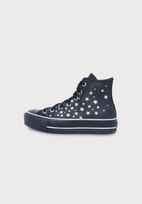 CONVERSE Sportbačiai su auliuku 'CTAS' sidabro pilka / juoda
