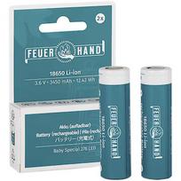 Feuerhand Li-Ion batteries 18650, 3,450mAh, set of 2 (for Baby Special 276 LED) FH-18650-Li-ION