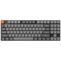 Keychron Klawiatura gamingowa Keychron K13 Max Gateron Low Profile MX Brown 2.0 bezprzewodowa mechaniczna podświetlana szara K13M-H3