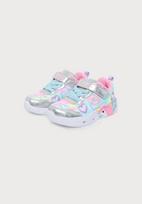 SKECHERS Sportbačiai 'UNICORN CHARMER' šviesiai mėlyna / tamsiai violetinė / rožinė / sidabrinė