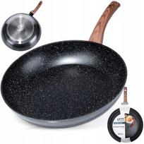 VILDE granitinė keptuvė kepimui ir troškinimui, 32 cm, dujinėms ir indukcinėms viryklėms