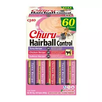 Churu Hairball kreminis skanėstas katėms su vištiena, 60 vnt