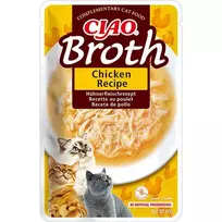 CIAO Broth sultinys katėms su vištiena, 40g