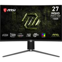 Monitorius MSI MAG 274CQPDF X32 / 68,6 cm (27″) / 2560×1440 (WQHD) / Rapid VA / QHD:320Hz, HD:400Hz / 0.5 ms / 350 nits / 5000:1 / adjustable height / black