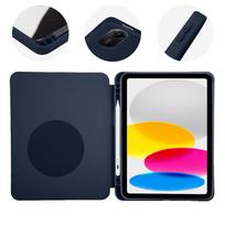OBAL:ME SolidTab dėklas, skirtas Apple iPad 10.9 2022/11 2025, tamsiai mėlynas