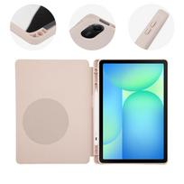 OBAL:ME SolidTab dėklas, skirtas Samsung Galaxy Tab S10 Lite/S9/S9 FE/S10 FE, Blush spalvos