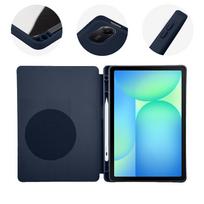 OBAL:ME SolidTab dėklas, skirtas Samsung Galaxy Tab S10 Lite/S9/S9 FE/S10 FE, tamsiai mėlynas