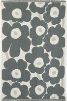 Marimekko Pledas Unikko 150 x 220 cm, juodai kreminis, medvilninis