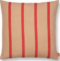 Ferm Living Pagalvėlės užvalkalas Grand 50 x 50 cm, dryžuotas, karamelinis