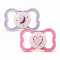 Čiulptukas Mam Air Night Pink, 16-36 mėn, 2 vnt.