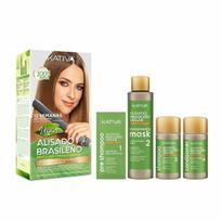 Kativa Brazilian Straightening Set braziliško plaukų tiesinimo rinkinys 5 vnt