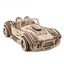 Cobra Drift Racking Car - lenktyninis automobilis - mechaninis sulankstomas modelis - fanera - 370 elementų - Ugearsmodels