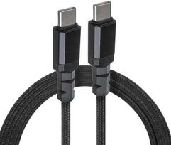 Maclean MCE492 2 x USB-C 100W laidas, palaikantis PD, duomenų perdavimas iki 10Gbps, 5A, , juodas, ilgis 2m