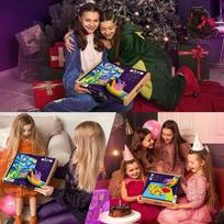Radošais komplekts Modelēšanas masas - 3D glezna Mazais Princis Nakts(30*30 cm)