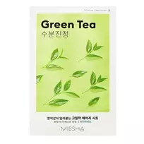 Missha Airy Fit Sheet Mask [Žalias Tea] lakštinė veido kaukė, 19 ml